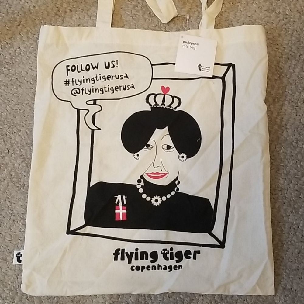 Flying Tiger Copenhagen Tote Bag